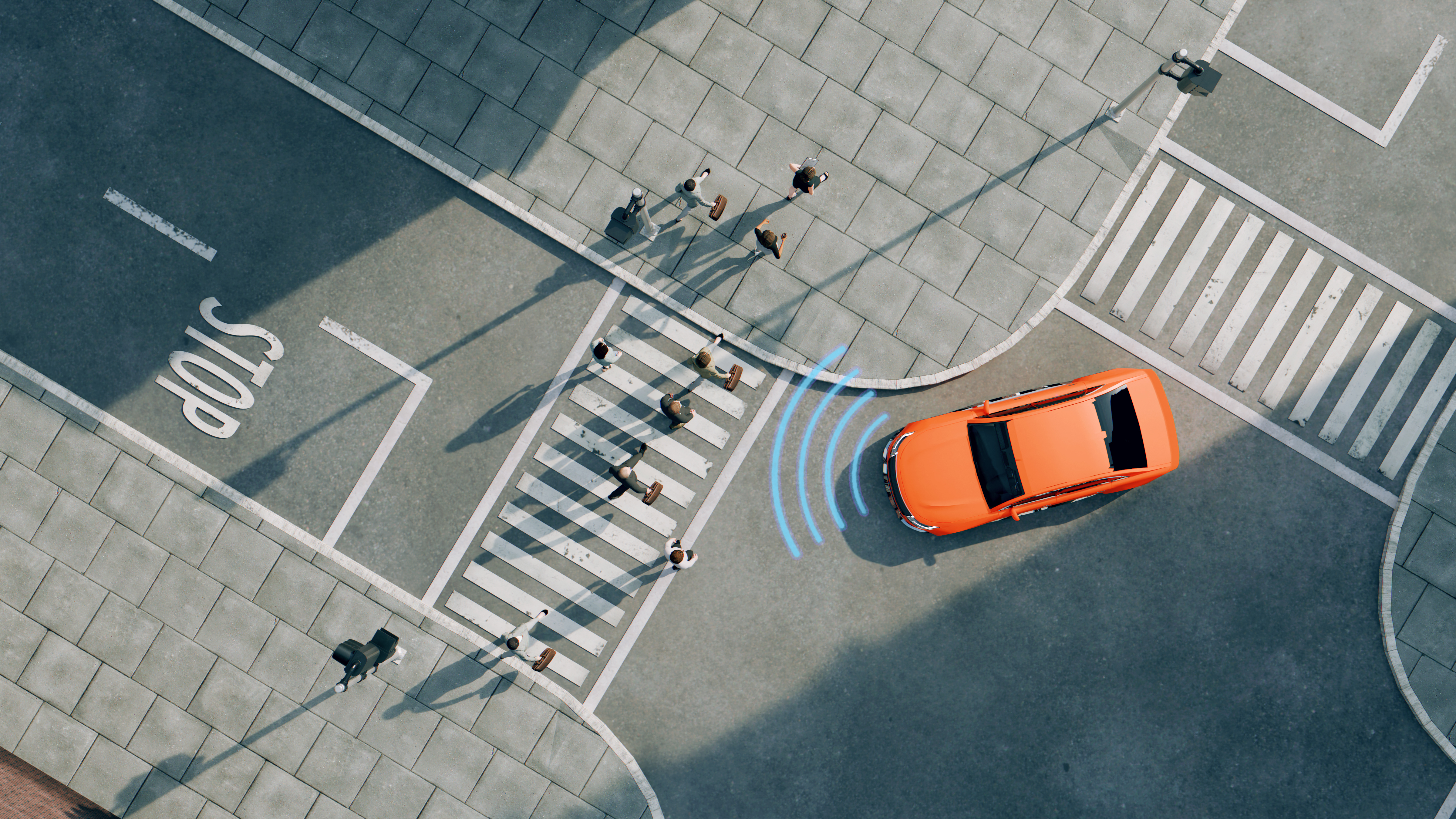 Self-driving car