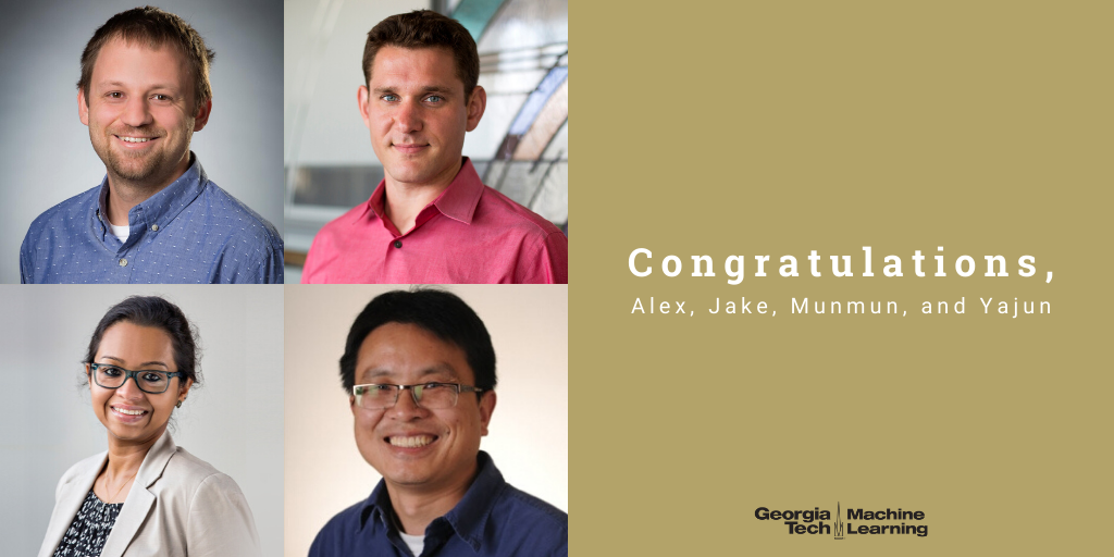Congratulations Alex, Jake, Munmun, and Yajun