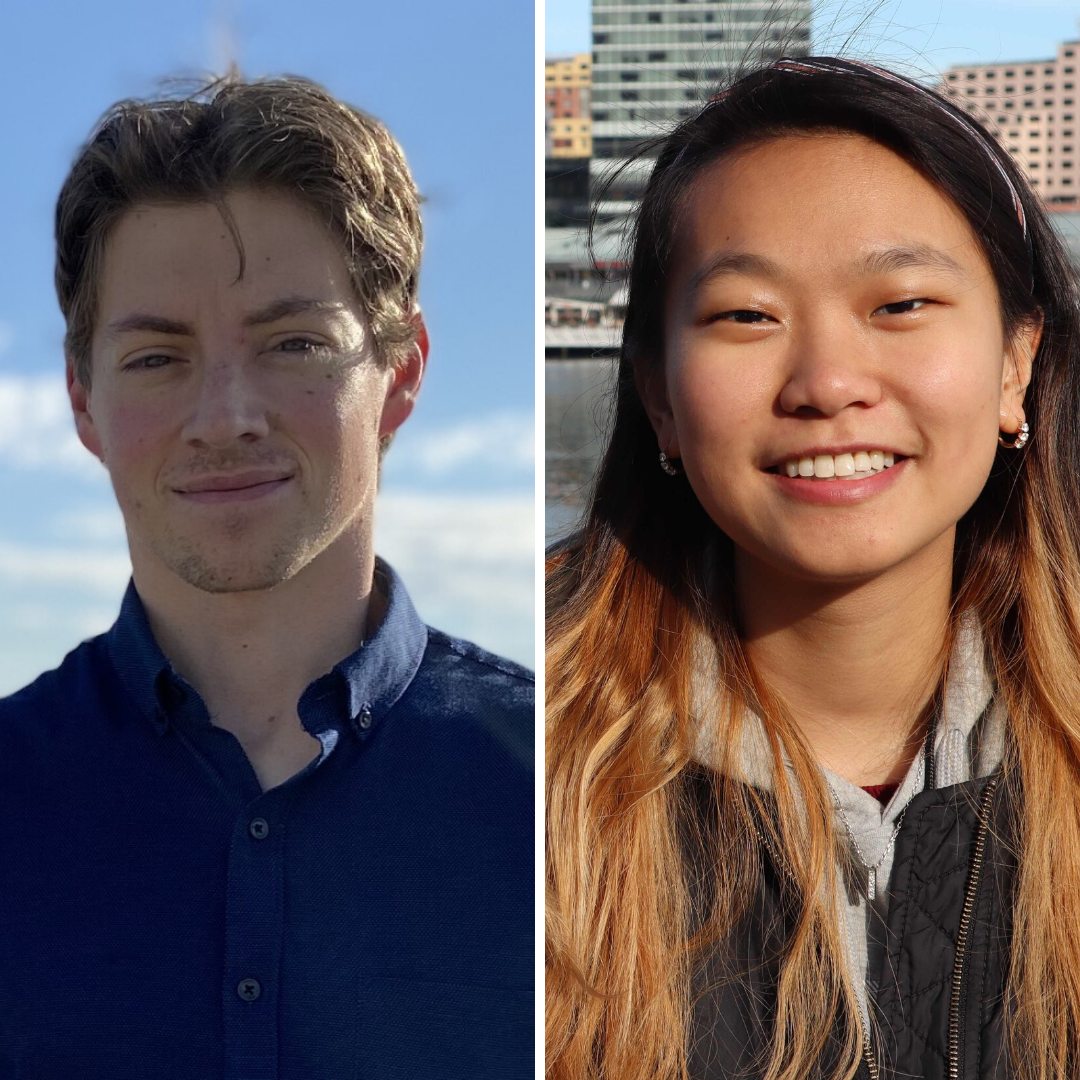 photograph of Charles Topliff and Joanne Truong, 2020 NDSEG Fellows