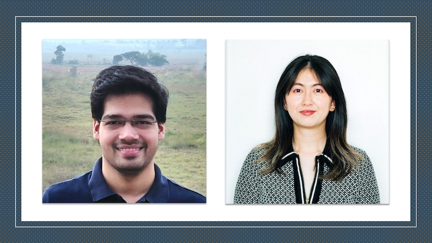 Georgia Tech Ph.D. students Gaurav Verma and Yuxi Wu 